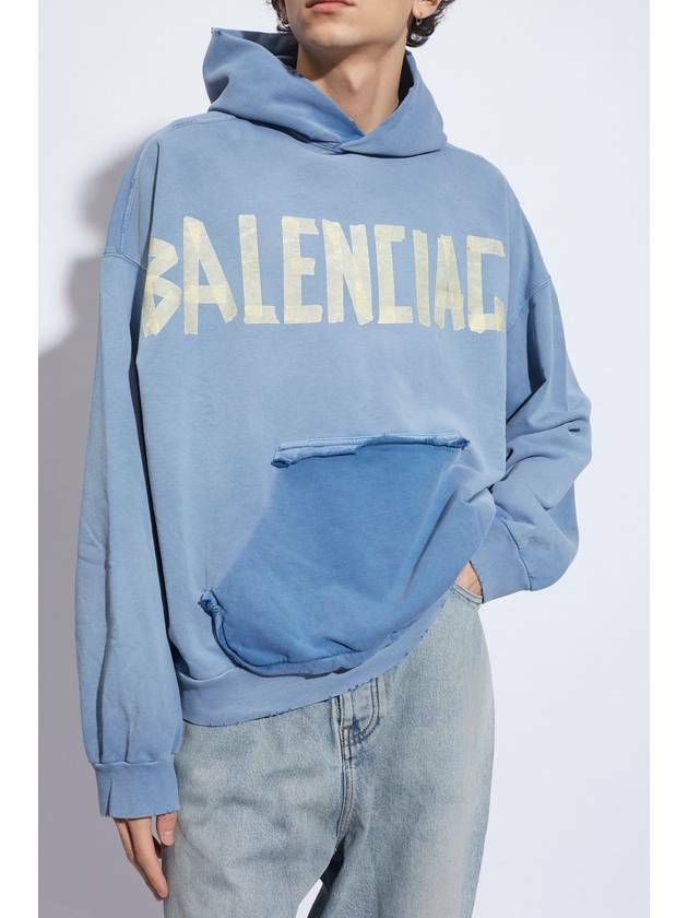 [BALENCIAGA] 테이프 타입 라지 핏 후드